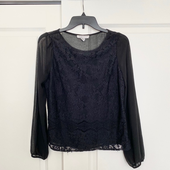 Long Sleeve Lace Front Dress Shirt - Picture 1 of 6